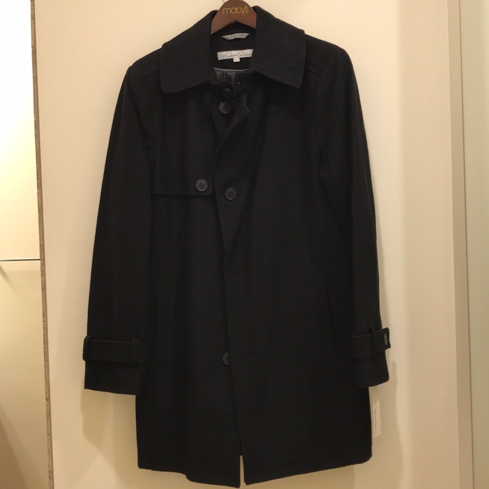 Kenneth Cole New York Melton Gunflap Walker Jacket - Picture 2 of 8